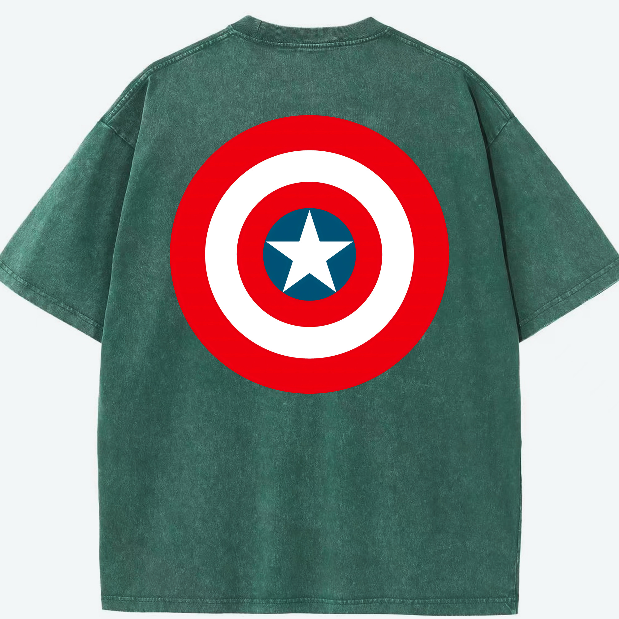 （画像用） アベンジャーズ The Avengers 綿100% ヴィンテージ風 半袖Tシャツ（背面プリント）